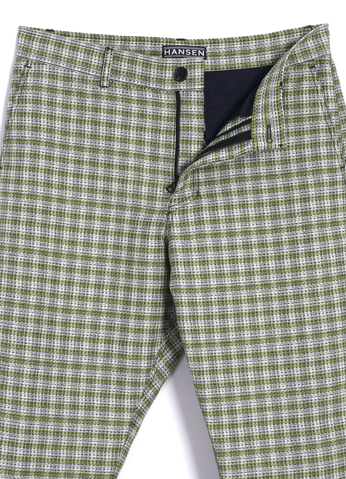 HANSEN GARMENTS TYGE | Wide Cut Cropped Trousers | Sashiko Green 3 HANSEN GARMENTS TYGE | Wide Cut Cropped Trousers | Sashiko Green – Bild 3