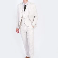 HANSEN GARMENTS ALEX | Formal Suit Trousers | Ecru -PUMA Shop alex formal suit trousers ecru i 270 836990
