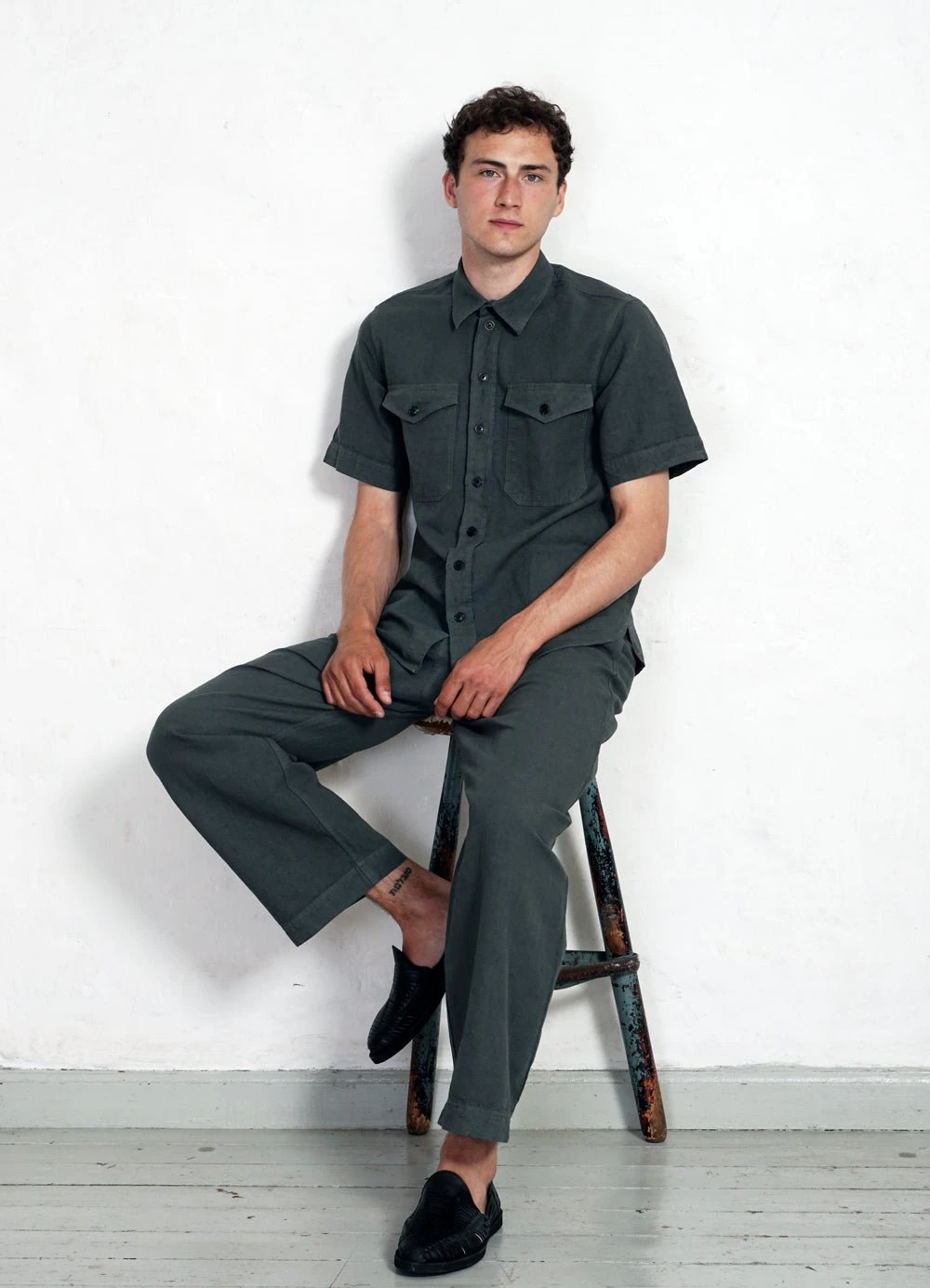 HANSEN GARMENTS BOBBY | Super Wide Pleated Trousers | Oxidized 8 HANSEN GARMENTS BOBBY | Super Wide Pleated Trousers | Oxidized – Bild 8