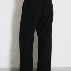 HANSEN GARMENTS BOBBY | Super Wide Pleated Trousers | Black -PUMA Shop bobby super wide pleated trousers black hansen garments 704296