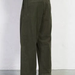HANSEN GARMENTS BOBBY | Super Wide Pleated Trousers | Dark Green -PUMA Shop bobby super wide pleated trousers dark green hansen garments 818293