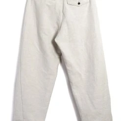 HANSEN GARMENTS BOBBY | Super Wide Pleated Trousers | Flax Nature -PUMA Shop bobby super wide pleated trousers flax nature hansen garments 698513