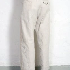 HANSEN GARMENTS BOBBY | Super Wide Pleated Trousers | Flax Nature -PUMA Shop bobby super wide pleated trousers flax nature hansen garments 728538