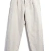 HANSEN GARMENTS BOBBY | Super Wide Pleated Trousers | Flax Nature
