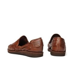 Chamula Cancun Leather Huarache | Slip On Vegetable Tanned Sandals | Brown 2 -PUMA Shop cancun leather huarache slip on vegetable tanned sandals brown 2 chamula 650008