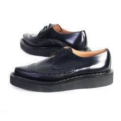 George Cox CREEPER GIBSON | Leather Shoe | Black -PUMA Shop creeper gibson leather shoe black 300 665934
