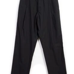 HANSEN GARMENTS EIGIL | Light Wide Cut Summer Trousers | Black