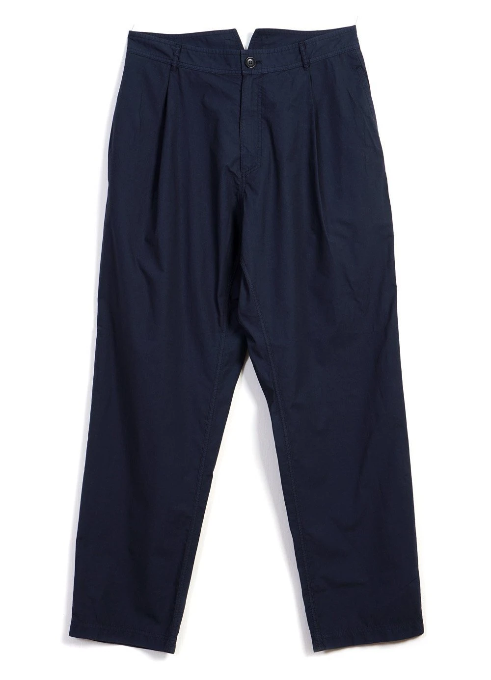 HANSEN GARMENTS EIGIL | Light Wide Cut Summer Trousers | Navy 1 HANSEN GARMENTS EIGIL | Light Wide Cut Summer Trousers | Navy