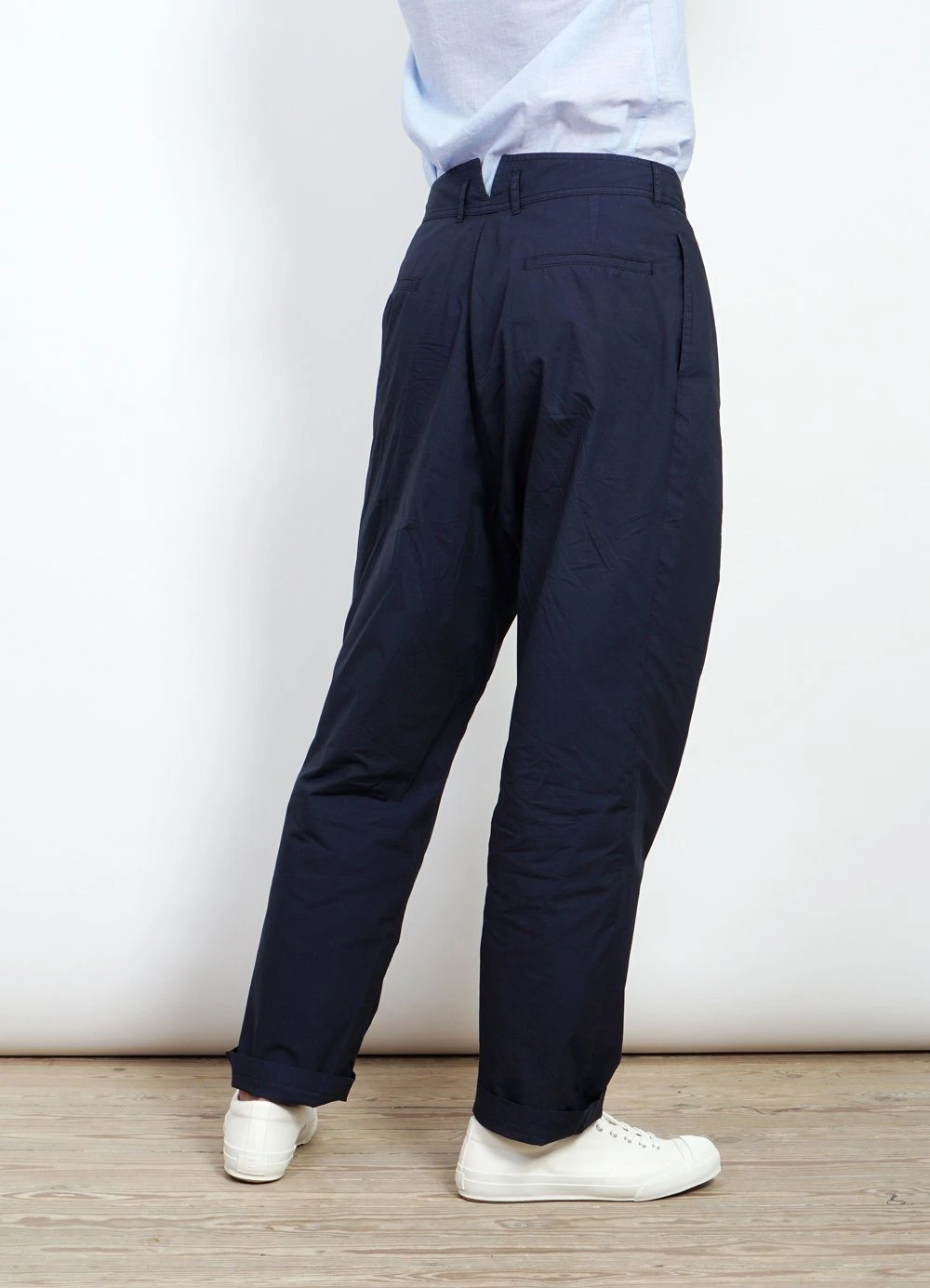 HANSEN GARMENTS EIGIL | Light Wide Cut Summer Trousers | Navy 5 HANSEN GARMENTS EIGIL | Light Wide Cut Summer Trousers | Navy – Bild 5