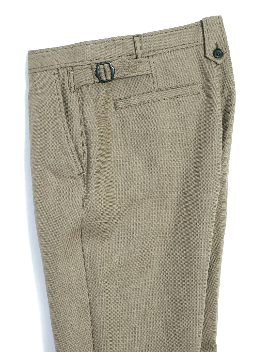 HANSEN GARMENTS FINN | Side Buckle Regular Trousers | Bay Leaf 5 HANSEN GARMENTS FINN | Side Buckle Regular Trousers | Bay Leaf – Bild 5