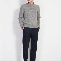 HANSEN GARMENTS FINN | Side Buckle Regular Trousers | Blue Pin -PUMA Shop finn side buckle regular trousers blue pin hansen garments 463638