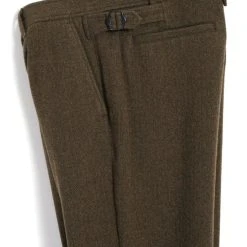 HANSEN GARMENTS FINN | Side Buckle Regular Trousers | Brown Herringbone 10 HANSEN GARMENTS FINN | Side Buckle Regular Trousers | Brown Herringbone -PUMA Shop finn side buckle regular trousers brown herringbone hansen garments 913750