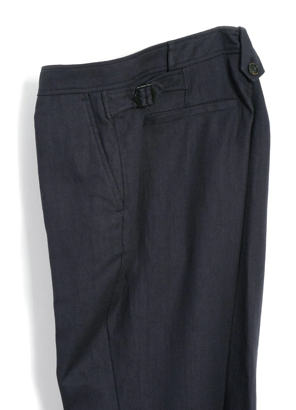 HANSEN GARMENTS FINN | Side Buckle Regular Trousers | Dark Blue 7 HANSEN GARMENTS FINN | Side Buckle Regular Trousers | Dark Blue – Bild 7