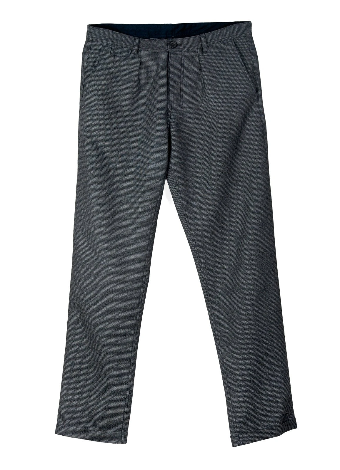 HANSEN GARMENTS FRANK | Regular Fit Trousers | Indigo Grey 1 HANSEN GARMENTS FRANK | Regular Fit Trousers | Indigo Grey