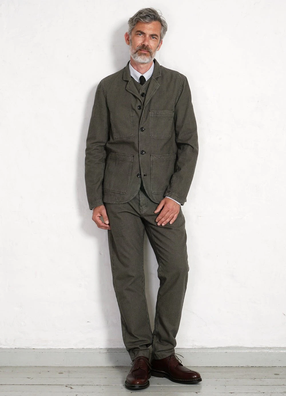 HANSEN GARMENTS FRED | Regular Cut Work Trousers | Black Sand 2 HANSEN GARMENTS FRED | Regular Cut Work Trousers | Black Sand – Bild 2