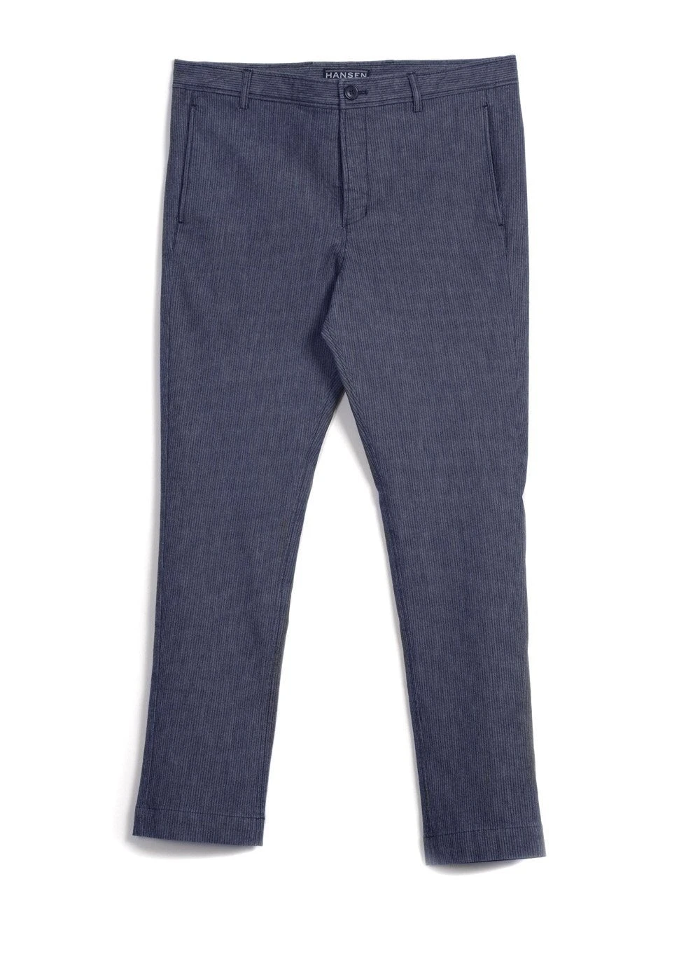 HANSEN GARMENTS IVAN | Slim Fit Trousers | Indigostripe 1 HANSEN GARMENTS IVAN | Slim Fit Trousers | Indigostripe
