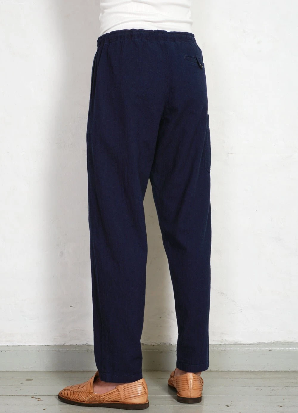 HANSEN GARMENTS JACK | Casual Drawstring Pants | Waffle Indigo 5 HANSEN GARMENTS JACK | Casual Drawstring Pants | Waffle Indigo – Bild 5