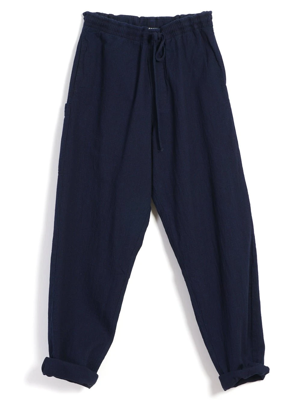 HANSEN GARMENTS JACK | Casual Drawstring Pants | Waffle Indigo 3 HANSEN GARMENTS JACK | Casual Drawstring Pants | Waffle Indigo – Bild 3