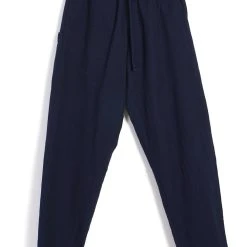 HANSEN GARMENTS JACK | Casual Drawstring Pants | Waffle Indigo
