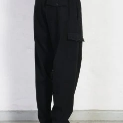 HANSEN GARMENTS JIMMY | Casual Cargo Drawstring Pants | Black -PUMA Shop jimmy casual cargo drawstring pants black hansen garments 846300