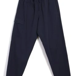 HANSEN GARMENTS JIMMY | Casual Cargo Drawstring Pants | Navy