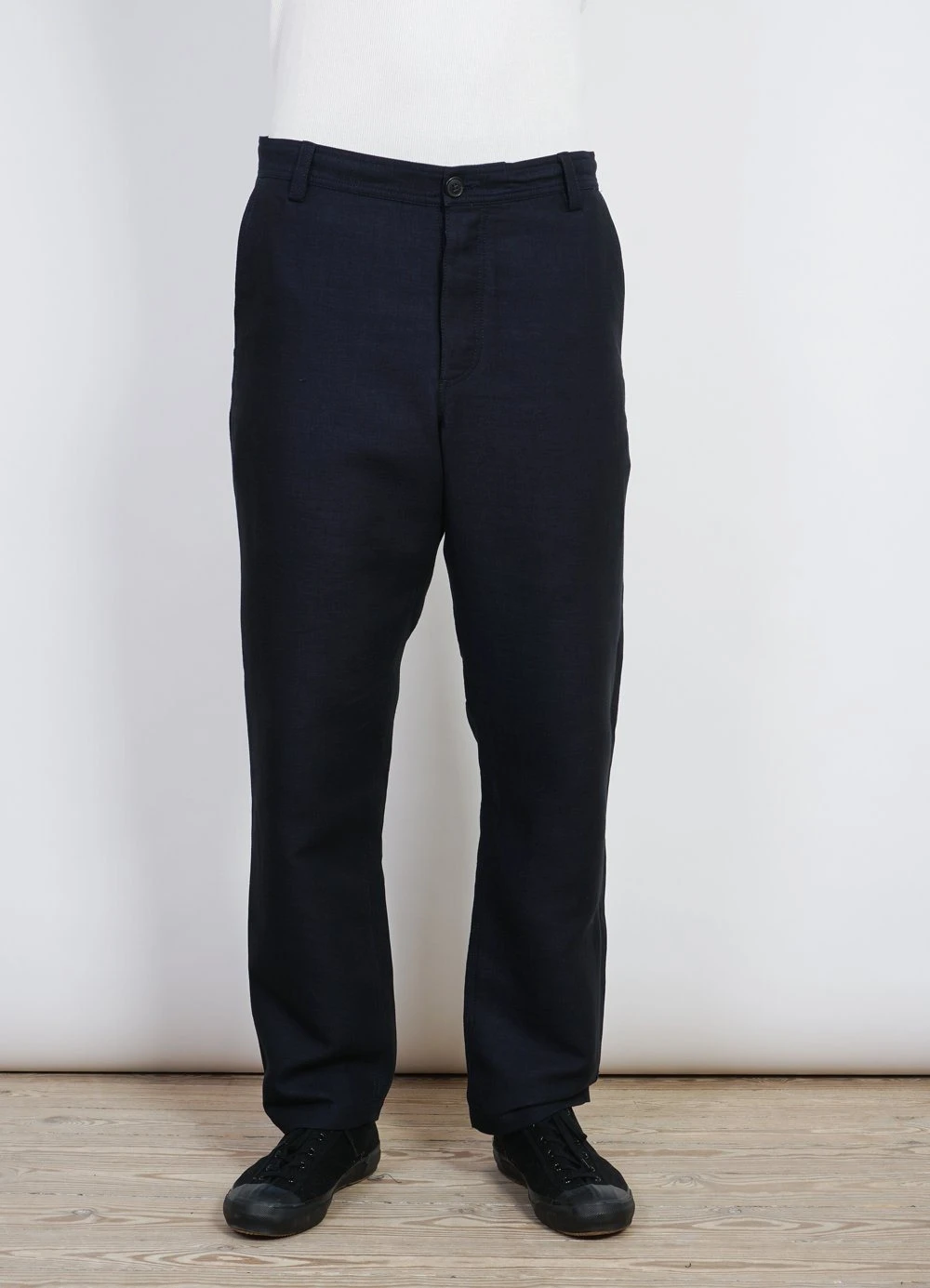 HANSEN GARMENTS KEN | Wide Cut Trousers| 3-Tone Blue 2 HANSEN GARMENTS KEN | Wide Cut Trousers| 3-Tone Blue – Bild 2