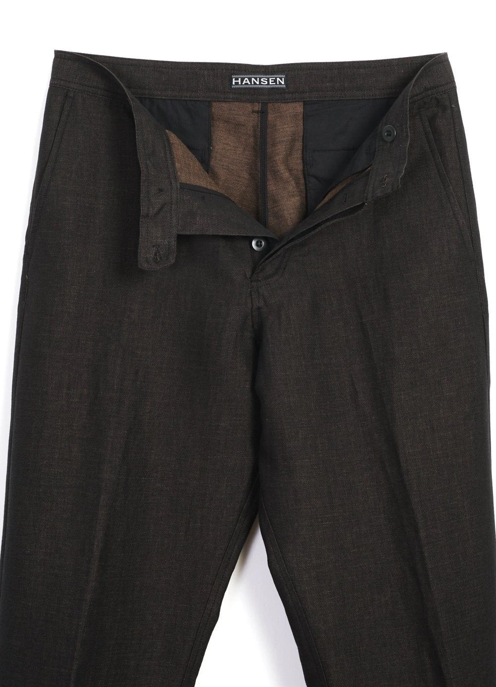 HANSEN GARMENTS KEN | Wide Cut Trousers| Brown 4 HANSEN GARMENTS KEN | Wide Cut Trousers| Brown – Bild 4