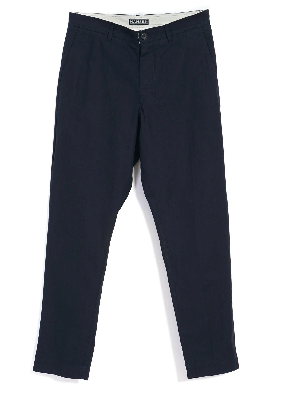 HANSEN GARMENTS KEN | Wide Cut Trousers | Indigo Herringbone 1 HANSEN GARMENTS KEN | Wide Cut Trousers | Indigo Herringbone
