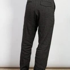 HANSEN GARMENTS KEN | Wide Cut Trousers| Taupe Stripes -PUMA Shop ken wide cut trousers taupe stripes 111228