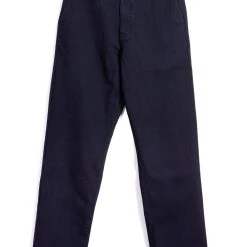 HANSEN GARMENTS KEN | Wide Cut Work Trousers | Black Indigo