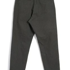 HANSEN GARMENTS KIAN | Cinch Back Wide Trousers | Khaki Pin -PUMA Shop kian cinch back wide trousers khaki pin hansen garments 328350