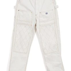 KAPITAL LUMBER PANTS | Thin Canvas Trousers | Ecru
