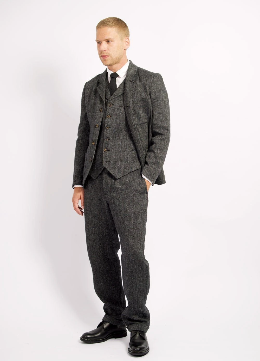 HANSEN GARMENTS MADS | Loose Fit Trousers | Dark Navy 5 HANSEN GARMENTS MADS | Loose Fit Trousers | Dark Navy – Bild 5