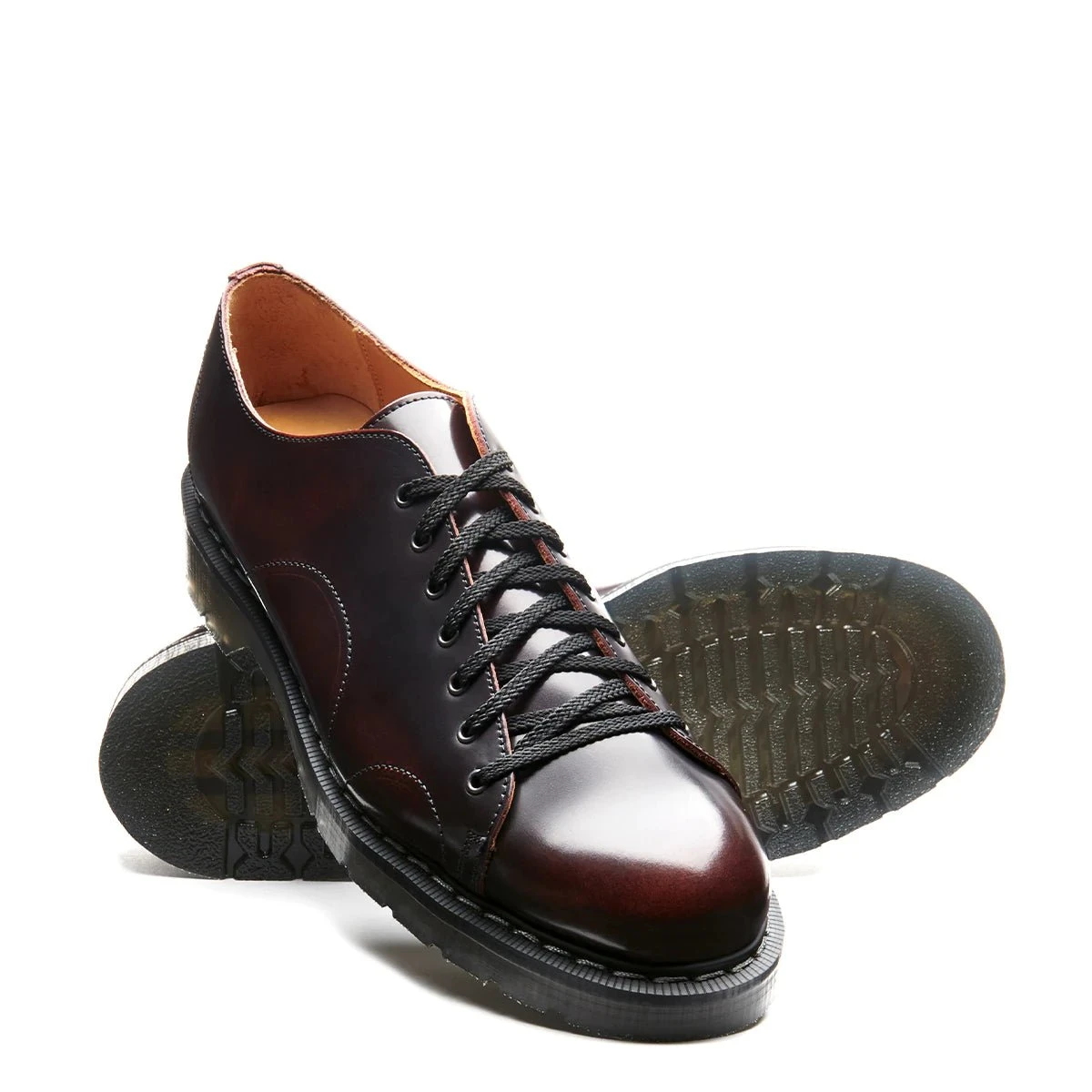 Solovair MONKEY SHOE | 7 Eye | Burgundy Rub-Off 2 Solovair MONKEY SHOE | 7 Eye | Burgundy Rub-Off – Bild 2