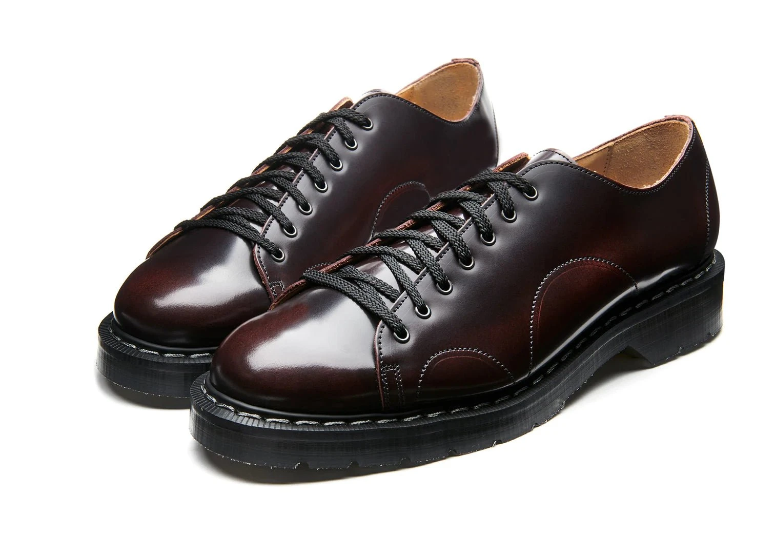 Solovair MONKEY SHOE | 7 Eye | Burgundy Rub-Off 3 Solovair MONKEY SHOE | 7 Eye | Burgundy Rub-Off – Bild 3