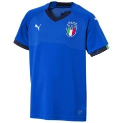 Puma Italien Heimtrikot Kinder Home Jersey WM 2018 Blau