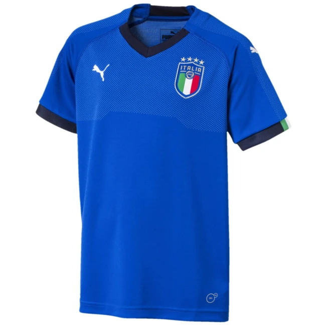 Puma Italien Heimtrikot Kinder Home Jersey WM 2018 Blau 1 Puma Italien Heimtrikot Kinder Home Jersey WM 2018 Blau