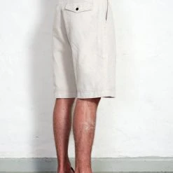 HANSEN GARMENTS ROBIN | Super Wide Pleated Shorts | Flax Nature -PUMA Shop robin super wide pleated shorts flax nature hansen garments 367802