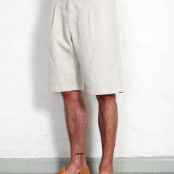 HANSEN GARMENTS ROBIN | Super Wide Pleated Shorts | Flax Nature -PUMA Shop robin super wide pleated shorts flax nature hansen garments 625729