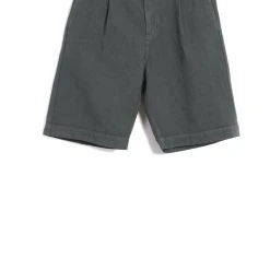 HANSEN GARMENTS ROBIN | Super Wide Pleated Shorts | Oxidized