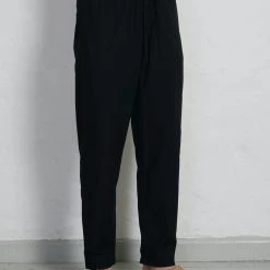 HANSEN GARMENTS JIM | Casual Drawstring Trousers | Black -PUMA Shop ss23 trousers jim black 1