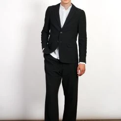 HANSEN GARMENTS SUNE | Pleated Wide Cut Trousers | Black -PUMA Shop sune pleated wide cut trousers black 231254