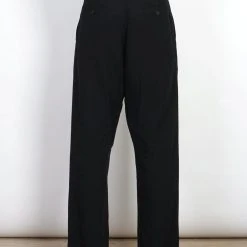 HANSEN GARMENTS SUNE | Pleated Wide Cut Trousers | Black -PUMA Shop sune pleated wide cut trousers black 610879