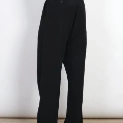 HANSEN GARMENTS SUNE | Pleated Wide Cut Trousers | Black -PUMA Shop sune pleated wide cut trousers black 658700
