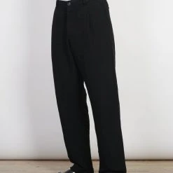 HANSEN GARMENTS SUNE | Pleated Wide Cut Trousers | Black -PUMA Shop sune pleated wide cut trousers black 950887