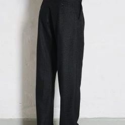 HANSEN GARMENTS SUNE | Pleated Wide Cut Trousers | Black Marble 8 HANSEN GARMENTS SUNE | Pleated Wide Cut Trousers | Black Marble -PUMA Shop sune pleated wide cut trousers black marble hansen garments 979771