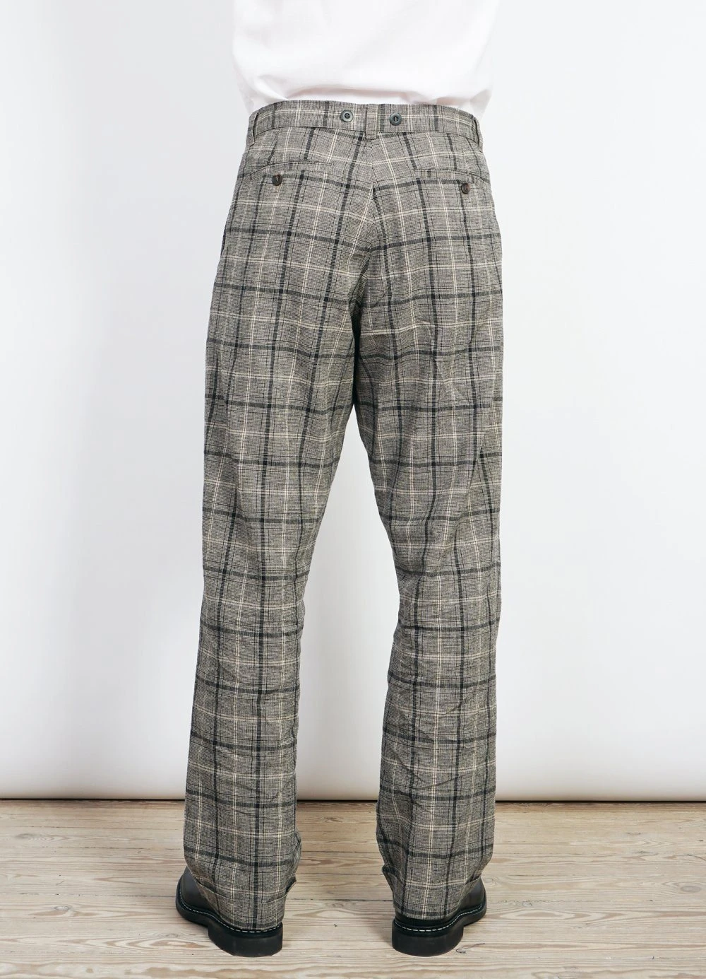 HANSEN GARMENTS SUNE | Pleated Wide Cut Trousers | Check 1 4 HANSEN GARMENTS SUNE | Pleated Wide Cut Trousers | Check 1 – Bild 4