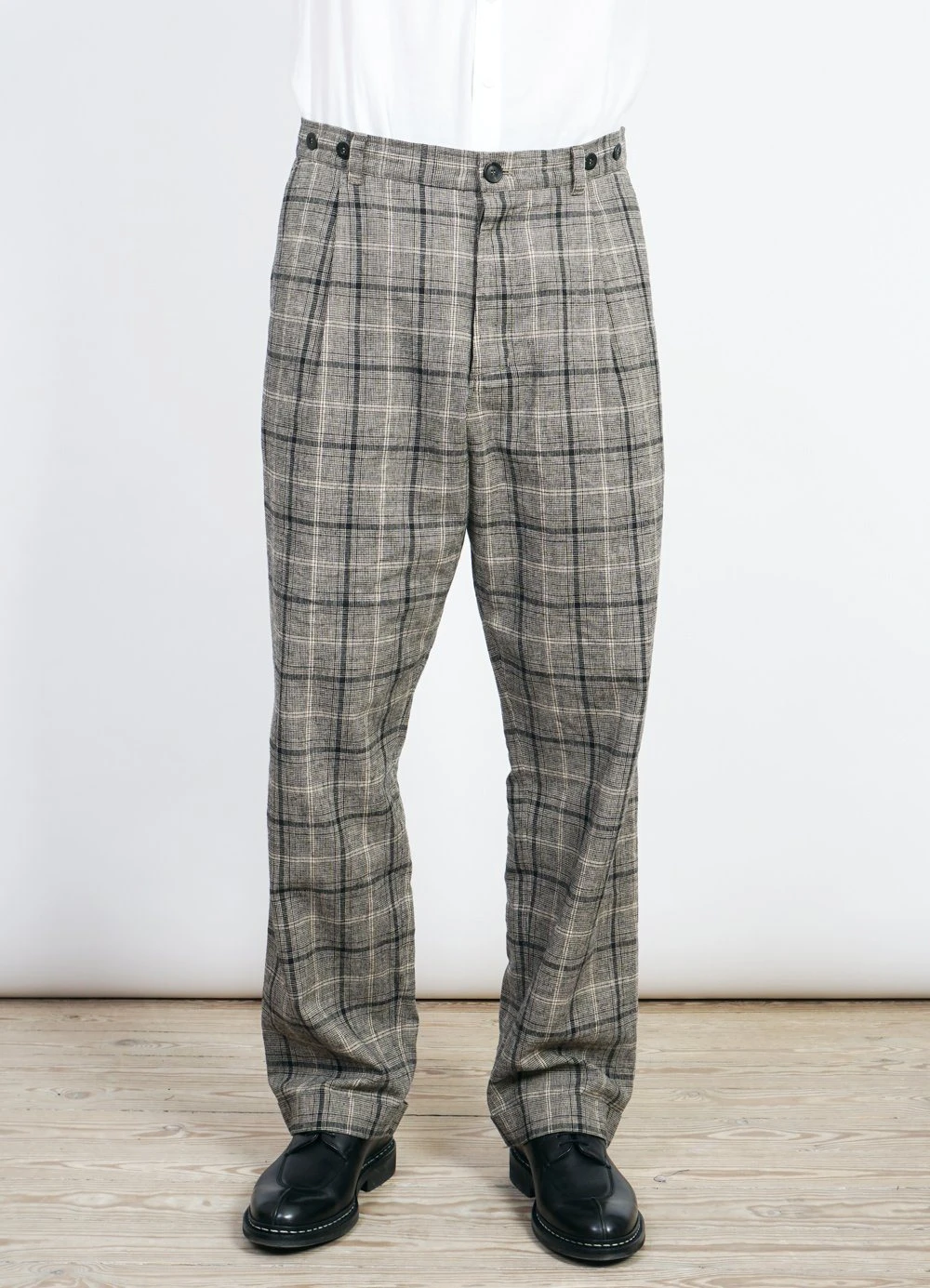 HANSEN GARMENTS SUNE | Pleated Wide Cut Trousers | Check 1 2 HANSEN GARMENTS SUNE | Pleated Wide Cut Trousers | Check 1 – Bild 2