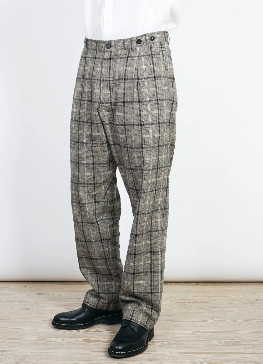 HANSEN GARMENTS SUNE | Pleated Wide Cut Trousers | Check 1 3 HANSEN GARMENTS SUNE | Pleated Wide Cut Trousers | Check 1 – Bild 3