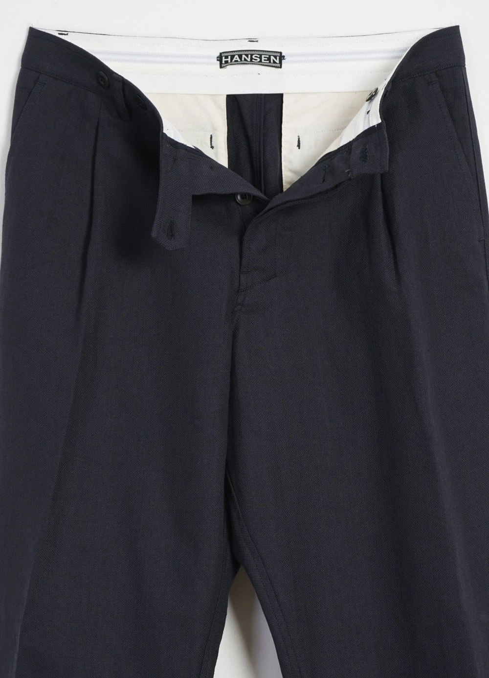 HANSEN GARMENTS SUNE | Pleated Wide Cut Trousers | Dark Blue 5 HANSEN GARMENTS SUNE | Pleated Wide Cut Trousers | Dark Blue – Bild 5